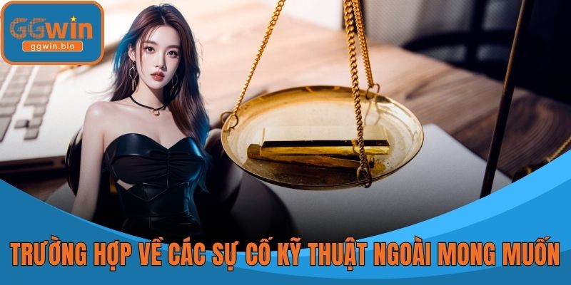 Trường hợp về các sự cố kỹ thuật ngoài mong muốn